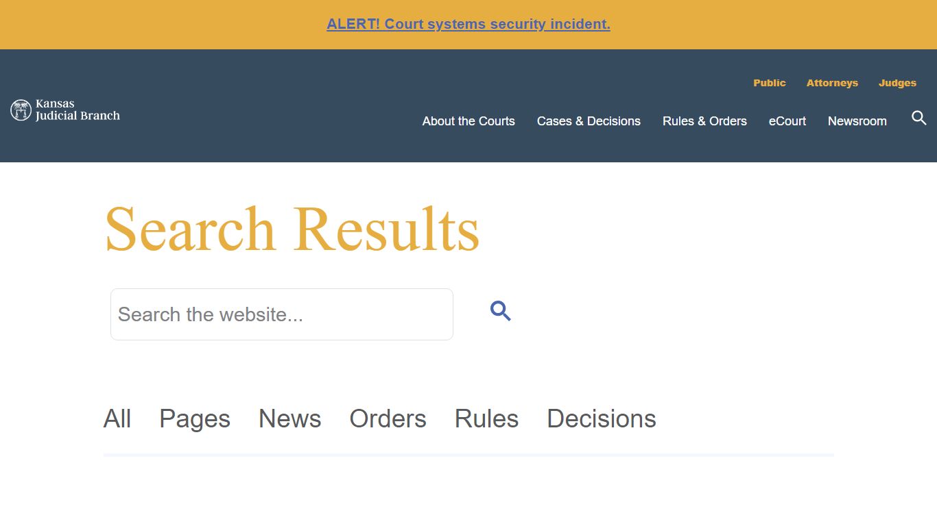 Kansas State Courts Search - KS Courts